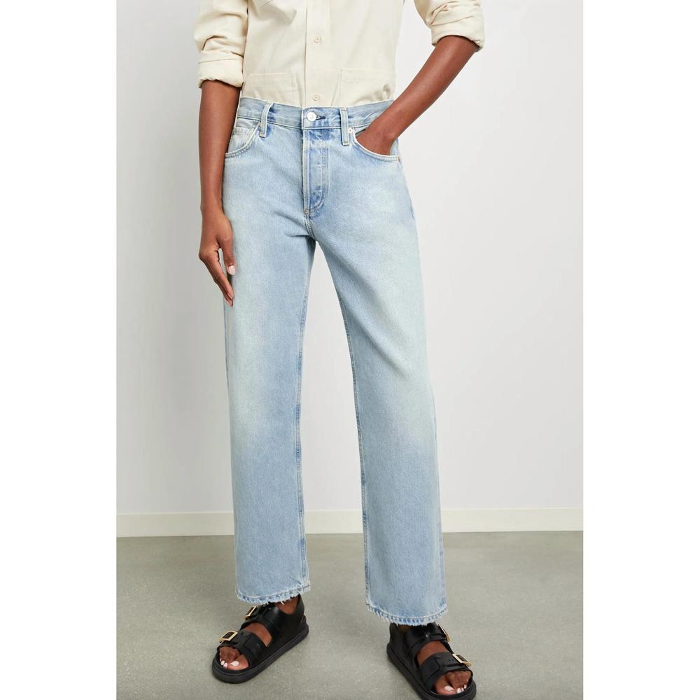 Citizens Of Humanity neve Light Blue Straight Leg Jeans
